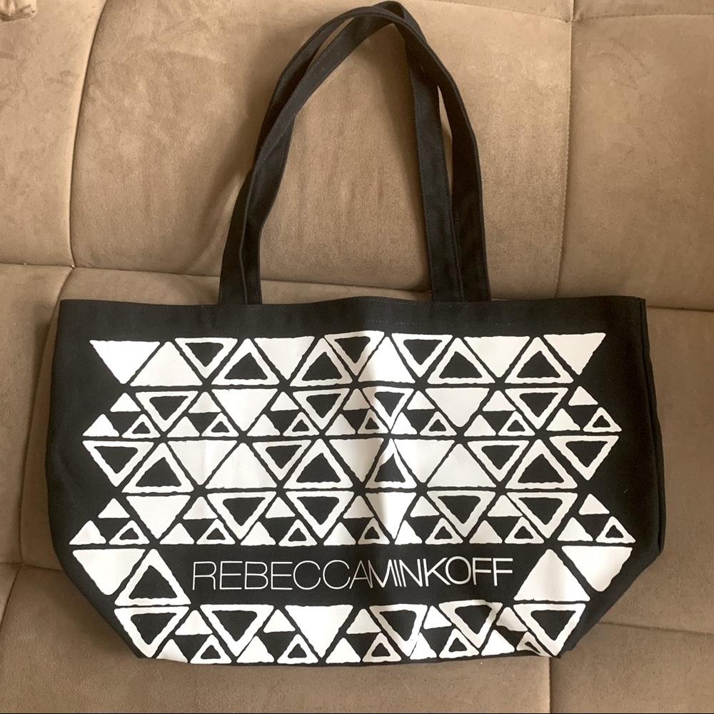 Rebecca Minkoff print tote bag.